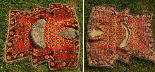 Handmade saddle blanket