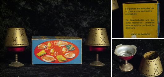 Party Lamp tealights from the 60s