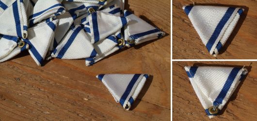 Trifold ribbon