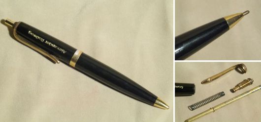 Pen with advertising logo