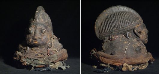 Well preserved helmet / Egungun / Yoruba - Nigeria / mid to late 19th century