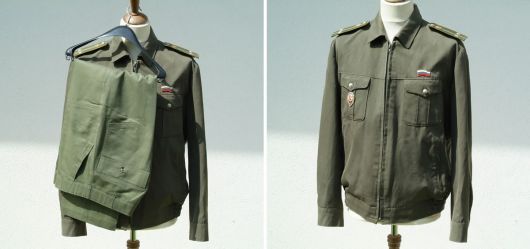 Alte Pilotenuniform der russischen Luftwaffe