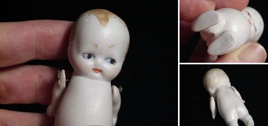 Very old doll, made of biscuit-porcelain