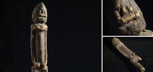Very rare ancestor figure of the Bambara mid 20th century