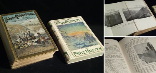 Two old travel books around 1900