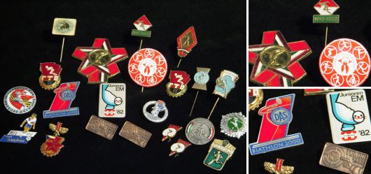 Lot of sport pins from different countries 1959  2000