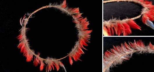 Very rare antique feather headdress 