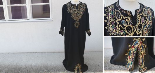 Womens dress in traditional caftan cut