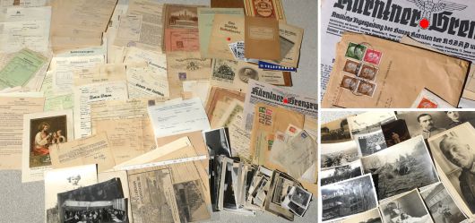 Collection of documents from a former genealogist from Austria