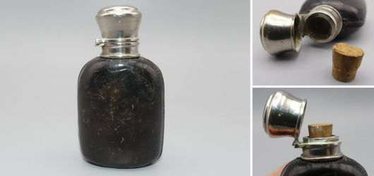 Antique travel bottle for men around 1910