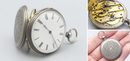 Sehr alte antike Taschenuhr 1860  1880