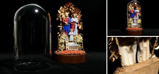 Devotionalien Mary, Joseph and Jesus around 1900