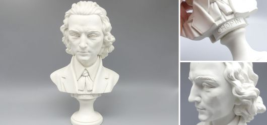 Portrait bust of the young composer Frdric Chopin