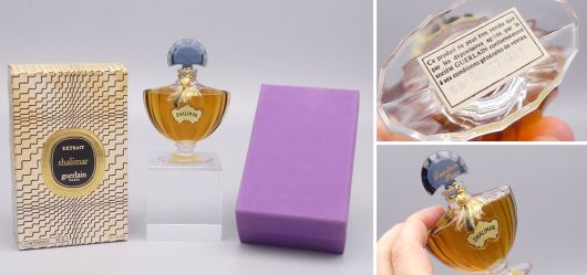 Vintage Guerlain  Shalimar Extrait de Parfum Amphore-Flakon