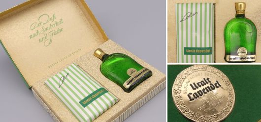 Vintage Gustav Lohse Geschenkbox  Uralt Lavendel ca. 19501960