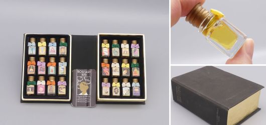 Seltene Borsari 1870 Sammlerbox mit 24 Miniaturflakons