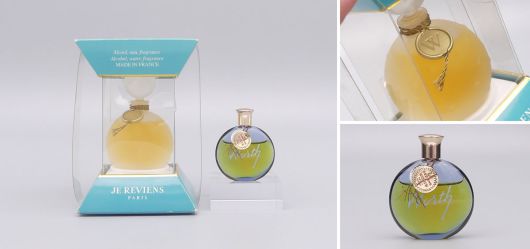 Worth  Je Reviens im Lalique-Sternenflakon mit Originalkarton und Miniatur (30ml & 1/4 Floz), 1950er bis 1980er