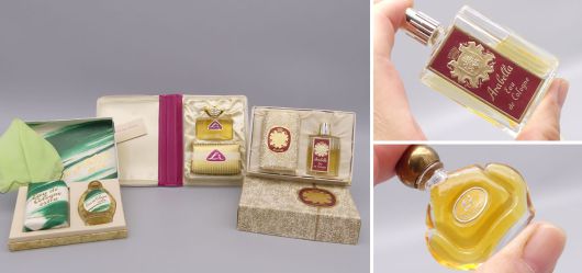 Seltene Parfum-Kollektion  Khasana Dr. Albersheim ca. 19461960er mit Miniatur von 1925