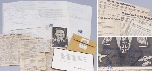 Kampfpilot Hans-Ulrich Rudel Dokumente WW2