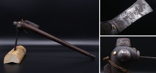 Prestige-Axt Rekade Azde K�ngreich Dahomey / Benin erste H�lfte 20. Jahrhundert