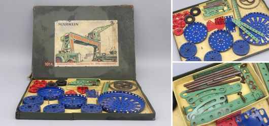M�rklin Metallbaukasten Erg�nzungskasten 101A 1947-1956 Deutschland