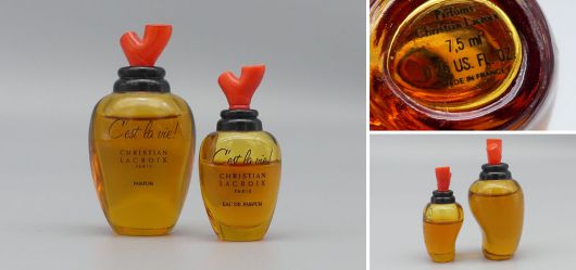 Vintage Parf�m Miniaturen Cest la vie! Von Christian Lacroix 1990