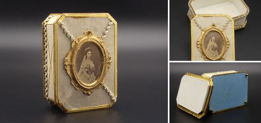 Kaiserin Elisabeth Sisi Portr�t, Hoftafelbonbonniere, Damenspende, Ungarisches Kr�nungskost�m 1867, Habsburg Souvenir, Hofzuckerb�ckerei