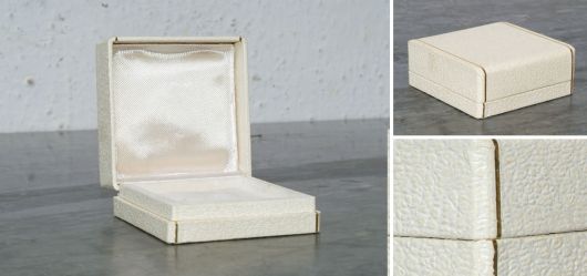 White jewelry box