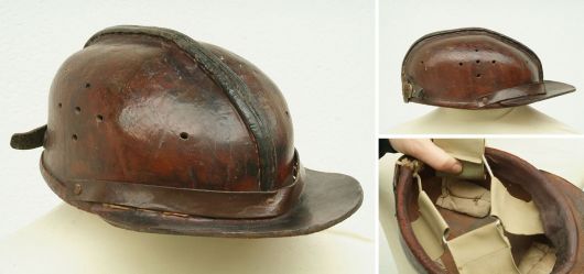 Originaler Bergbauhelm um 1930