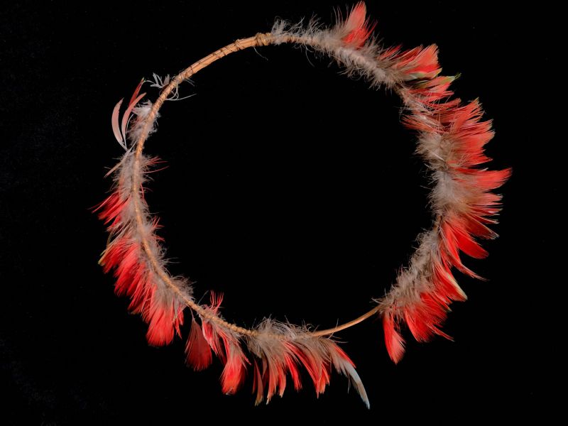 Very rare antique feather headdress 