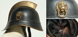 Old bavarian Fireman-Helmet