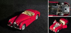 Rotes Jaguar Cabrio XK 120