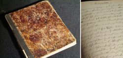 Handwritten cookbook around 1900s