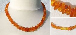 Old baltic amber necklace