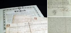 3 historical documents from Stanislaus Szatkowski