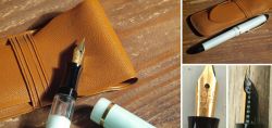 60er Jahre Fllfederhalter die Feder ist beschriftet mit Gold Plated 4