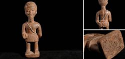 Hand-carved male figure 1970-1980 probably Ghana