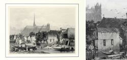 Die Kathedrale von Amiens 1870
