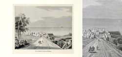 Vue de Biarritz France around 1875