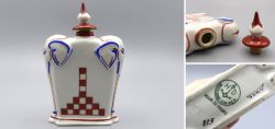 Extremely rare perfume bottle by Henri Delcourt 1920