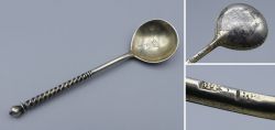 A silver spoon from Russia