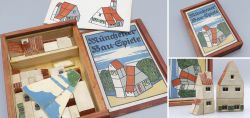 A rare vintage stone building set by Mnchener-Spielwarenfabrik Gmbh