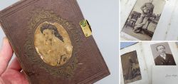 Photo album with old Sissi portrait on the cover