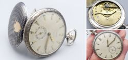 Antique mens pocket watch NEVA - Ancre de Precision circa 1910