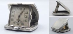 Art Deco Reiseuhr von ROMAN MAYER  Montreux um 1920 - 1930