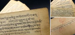 Antique sutra ritual about 1900