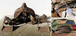 Handmade Ottoman horse saddle 1880  1920