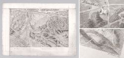 Historische Landkarte von Fischamend Schwadorf Gttlesbrunn & Umgebung, ca. 1835