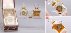 Guerlain Lot  Mitsouko Extrait + 3 Miniatures 1940 - 1950