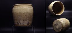 Sdostasiatisches Vorratsgef, Steinzeug  vermutlich Vietnam, 12.16. Jahrhundert
